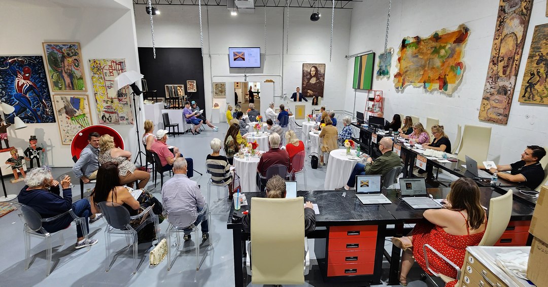 Live Art and Design Auction Event at Palm Beach Modern Auctions